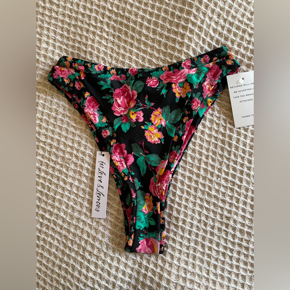 For Love and Lemons rosewater bikini bottoms SMALL